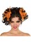 Adult Child Cute Neon Orange Curly 80s Rave Dance Party Club Hair Ties Ribbons